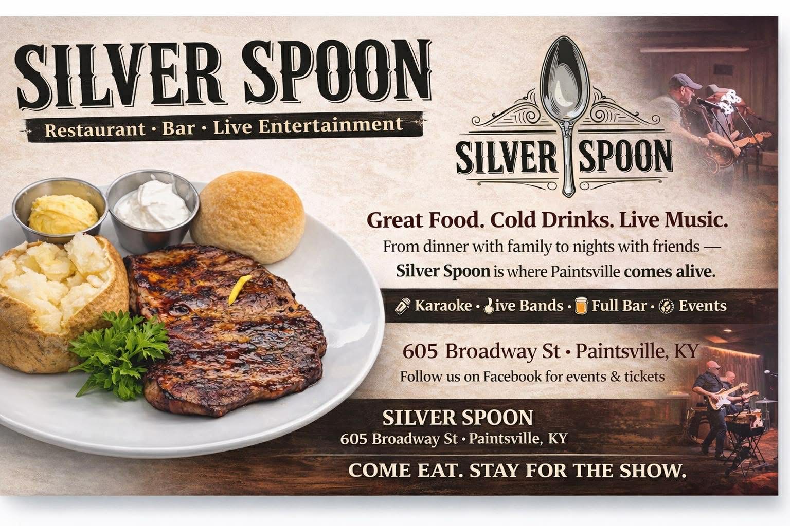 Silver Spoon Restaurant Bar Live Entertainment - Paintsville KY